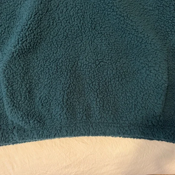 Gilly Hicks Deep Teal Sherpa/Fuzzy Hoodie - Picture 5 of 5